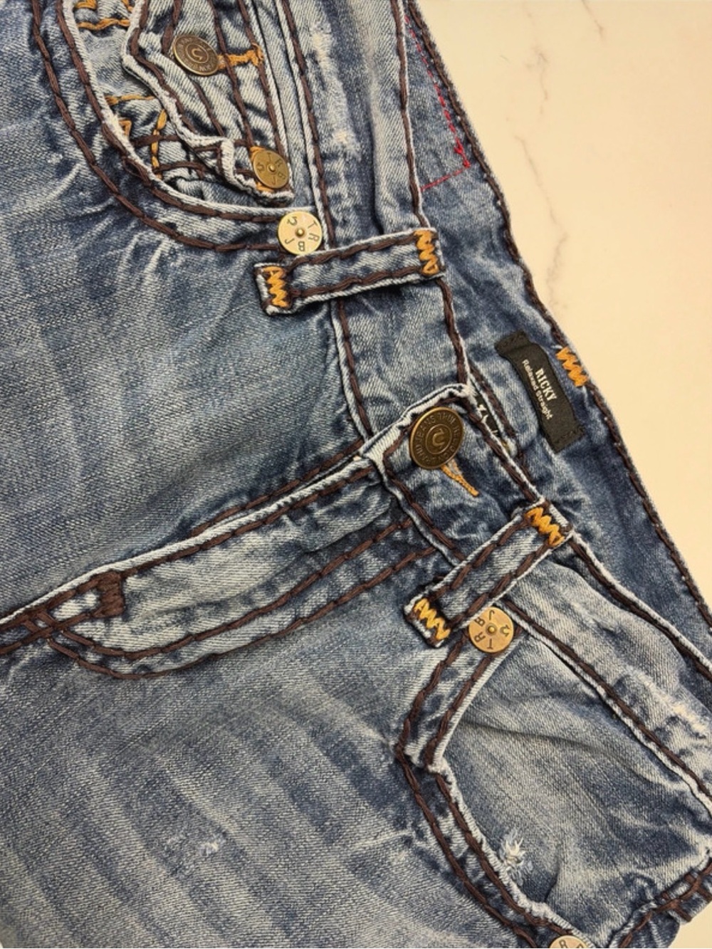 True Religion Ricky Relaxed Straight Jeans - Picture 6 of 6